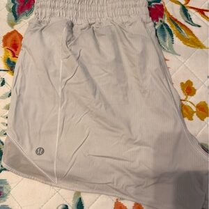 Lululemon Light Gray Athletic Shorts